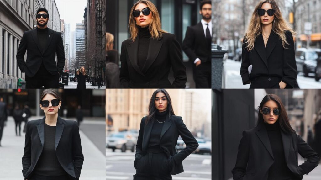 Estilismo impecable: 25 maneras de llevar la americana negra con looks elegantes y versátiles