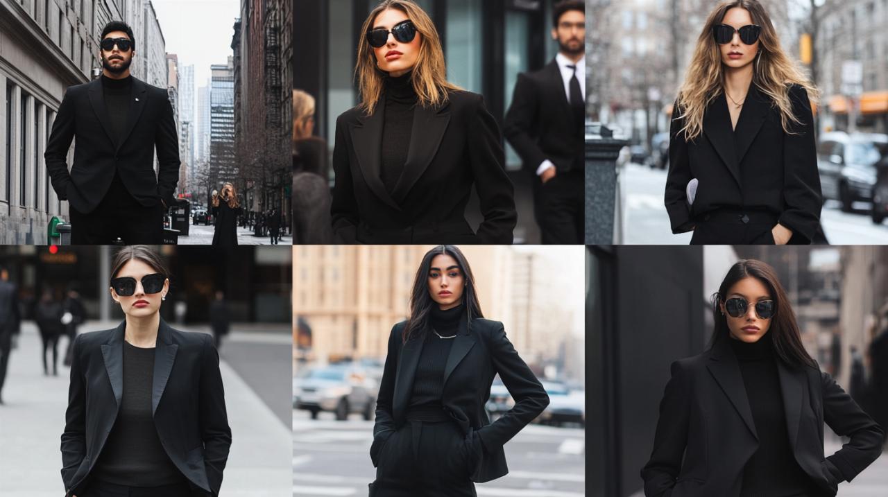 Estilismo impecable: 25 maneras de llevar la americana negra con looks elegantes y versátiles